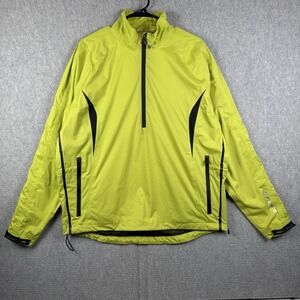 Sunice Jacket Mens Medium Green 1/2 Zip Pullover Performance Golf Hiking Tornado